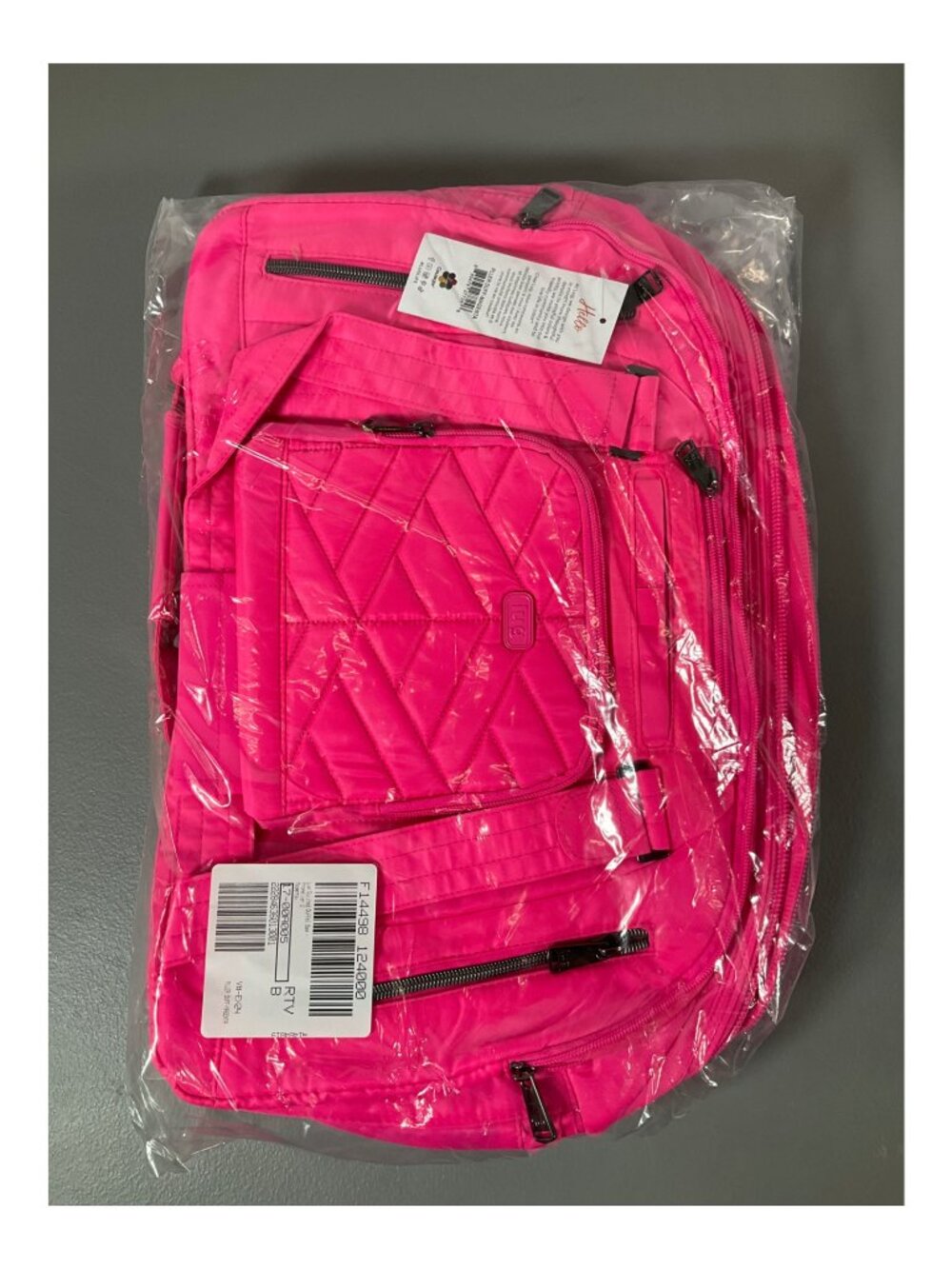Lug Propeller 2 Unisex Overnight Bag in Magenta - Stylish & Spacious Travel Esse